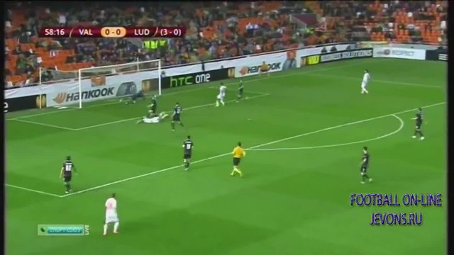 Валенсия - Лудогорец 1:0  4:0 (20.03.2014) Лига Европа