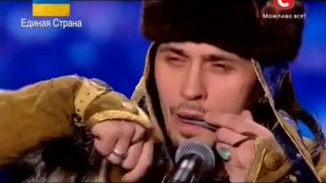 Талант с невероятно изпълнение гърлово пеене - Украйна има талант [22.03.14]
