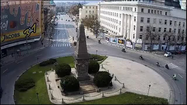 Откриване на Мото Сезон 2014 - София (видео от пътните уеб камери)