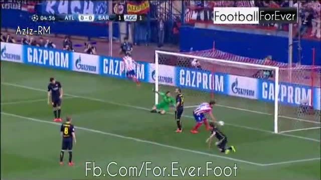 Атлетико Мадрид - Барселона 1:0, Коке