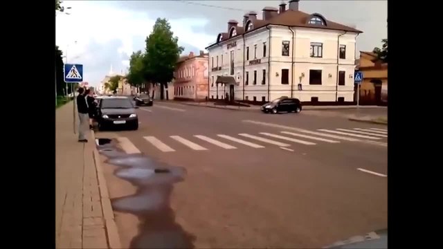 Пешеходец наказа нагъл шофьор