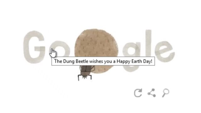 Честит Ден на Земята 22.04.2014! Earth Day 2014 Google Doodle