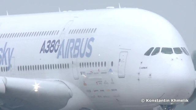 Най-големият пътнически самолет в света –  Еърбъс  А380