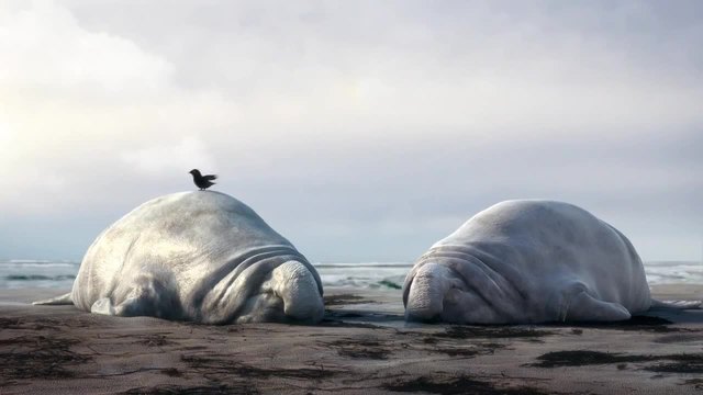 Морски слонове - Анимация!