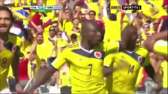 Колумбия - Гърция 3:0