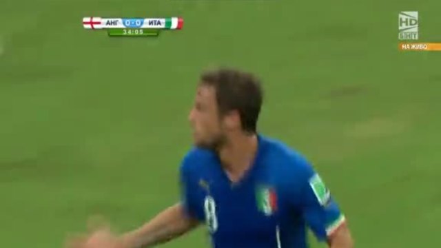 Англия 1:2 Италия (бг аудио) мондиал 2014