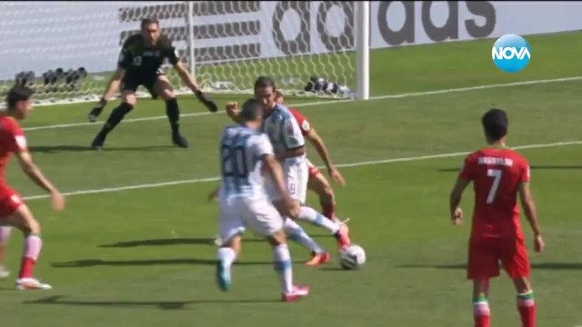 Меси донесе победата на Аржентина срещу Иран с гол в последната минута