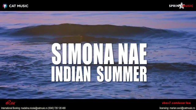 Премиера с превод! Simona Nae - Indian Summer ( Официално видео )
