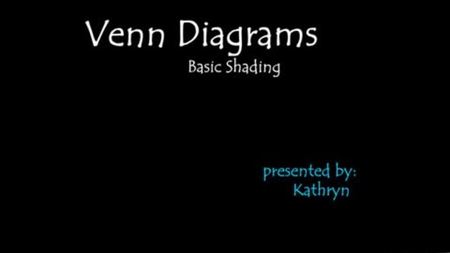 Диаграмата на Джон Вен - И теорията на множествата, вероятносттите, Basic Venn Diagram