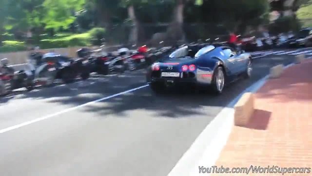 Рускиня с Bugatti Veyron в Монако