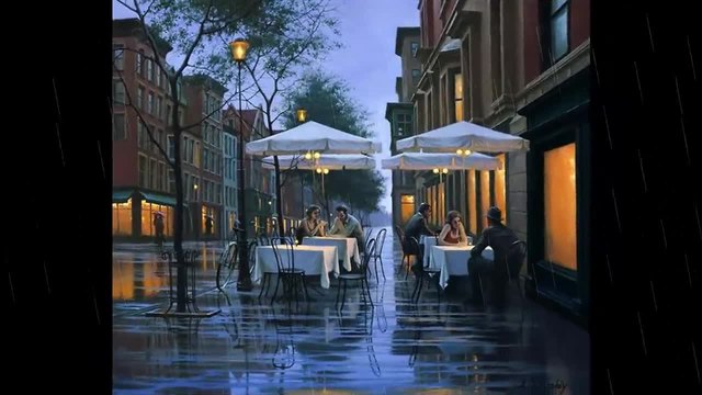Дъждовна нощ над града ...(artist Alexei Butirskiy) ... ...