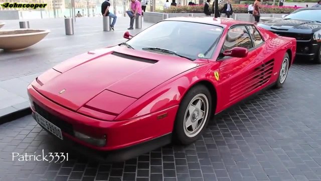 Ferrari Testarossa - Едно ферари с цвят червен