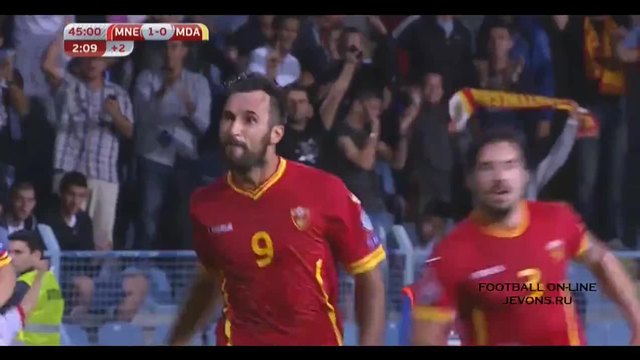 08.09.14 Черна гора - Молдова 2:0 *квалификация за Европейско първенство 2016*