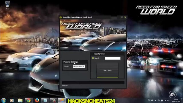Need for Speed World Hack Cheat Tool Download 2014 [Boost Generator]