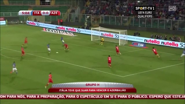 Италия - Азербайджан 2:1