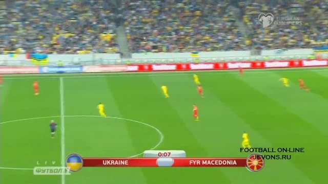 12.10.14 Украйна - Македония 1:0 *квалификация за Европейско първенство 2016*