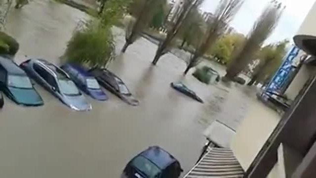 Ужасното наводнение в Хасково 26.10.2014