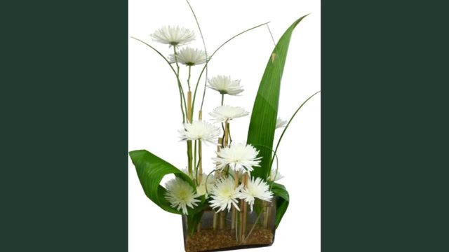 Икебана - изкуството за цветята...(green)...(music Javad Maroufi)...