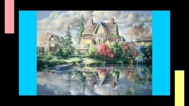 Къщите от моите мечти... ...(painting Marty Bell)... ...