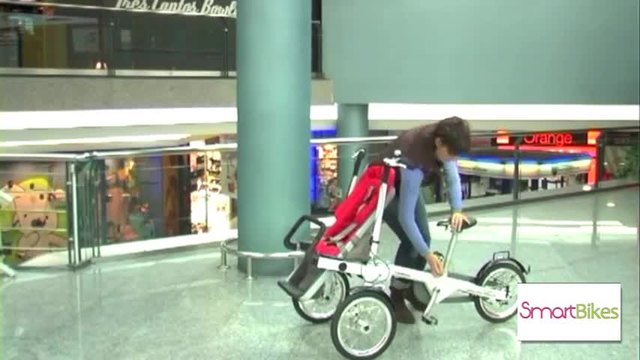 Велосипед и детска количка в едно - Трансформация