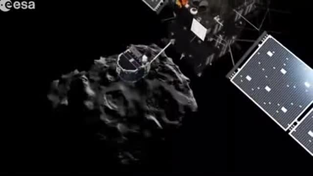 ВИДЕО! Космически Апарат Розета (Rosetta spacecraft) кацна на комета (12.11.2014)- За първи път в историята