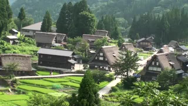 Красотата на Япония! Ainokura Village,Japan