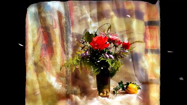 Един романтичен ден с красиви рози... ...(music Ernesto Cortazar)... ...