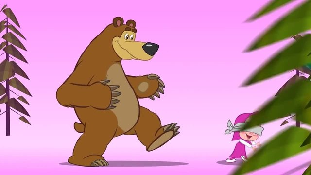 Маша и Мечока - Едно, Две, Три! Елхичката гори!! 3 Епизод - Анимации за Деца
