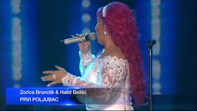 Zorica Brunclik i Halid Beslic - Prvi poljubac, Miljacka (Live)