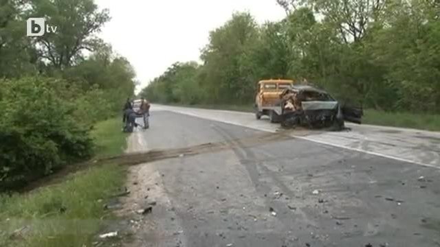 Тежка катастрофа на 9 км до Пловдив - Челен сблъсък