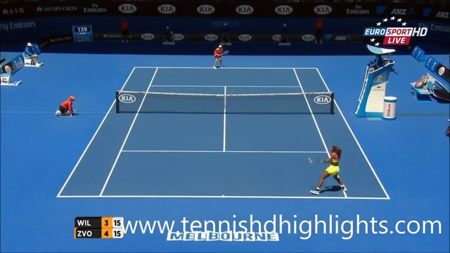 Серина Уилямс - Вера Звонарьова ( Australian Open 2015 )
