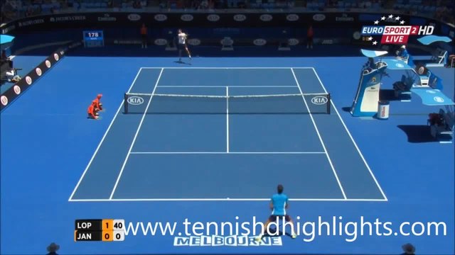 Филисиано Лопез - Йежи Янович ( Australian Open 2015 )