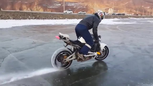 Burnout върху лед