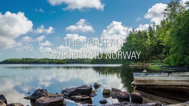 Вижте красотата на Швеция и Норвегия