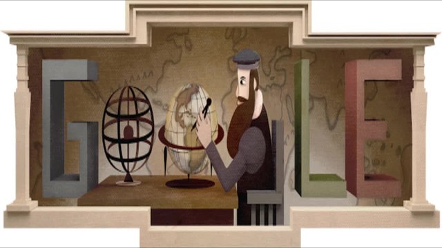 Gerardus Mercator Google Doodle,Gerardus Mercator’s 503rd Birthday - Герардус Меркатор