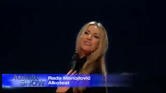 Rada Manojlovic - Alko test  ( TV Prva 04.03.2015.)
