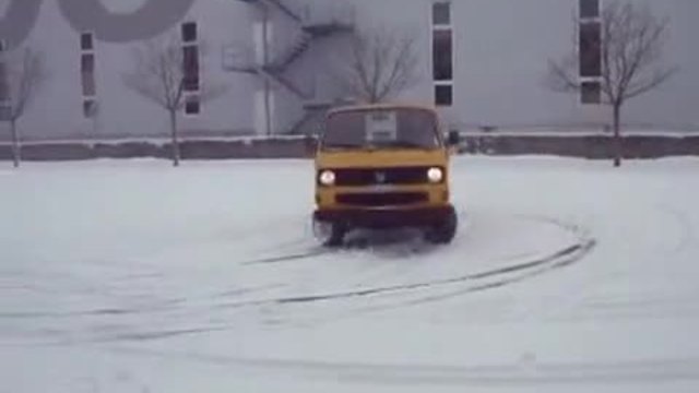 Vw Bus T3 synchro в снега