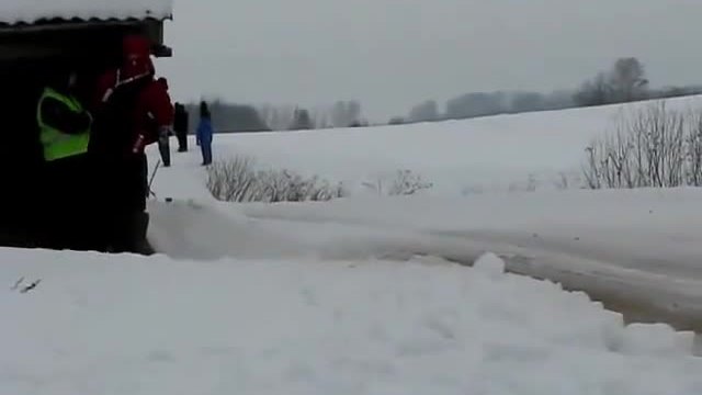 Лада Vfts - дрифт на сняг