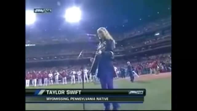 Taylor Swift - National Anthem World Series 18 sik piroltean