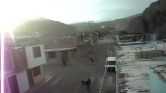 Наводнение удря село в Чили