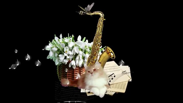 Spring ... saxophone ... mood ... ...