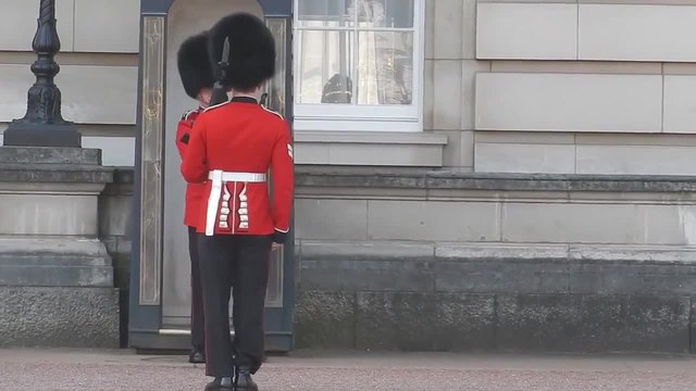 Гвардеец от карaула падна пред Бъкингамския дворец