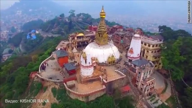 Поглед към Катманду след заметресението