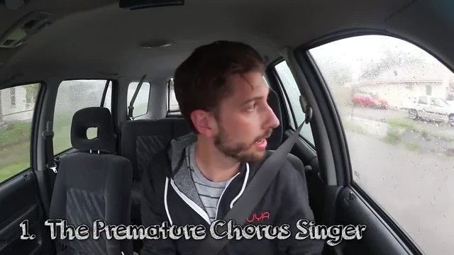 15 различни вида певци пеещи в кола