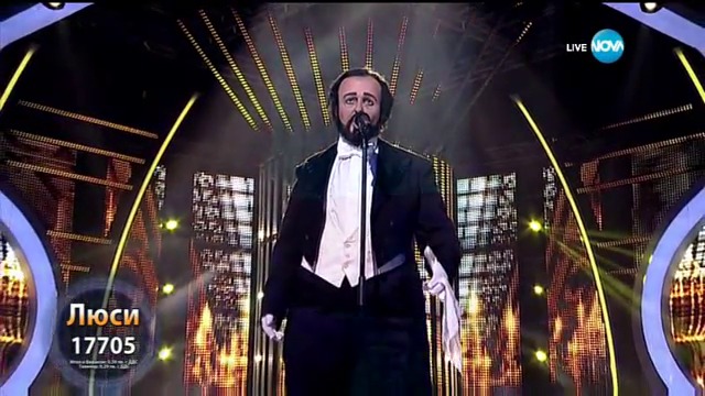 Люси като Luciano Pavarotti- Nessun Dorma- Като две капки вода-17.04.2017