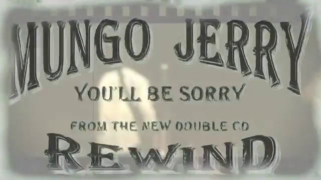 Mungo Jerry - You'll Be Sorry