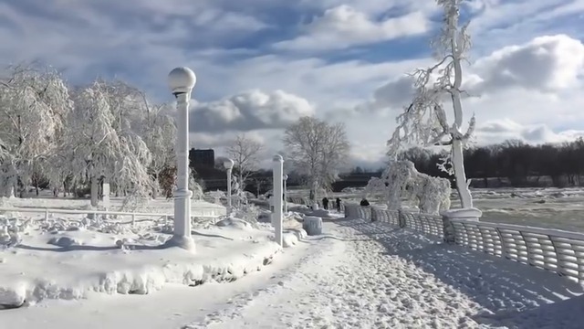 Вижте Ню Йорк в Америка 10.01.2018 г. - мраз и студ сковаха града