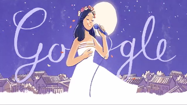 Тереса ​​Тен (Teresa Teng) с Google Doodle