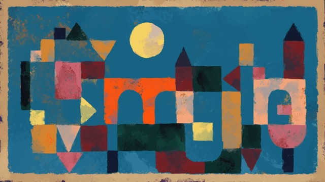 139 г. от рождението на Паул Клее , Паул Клее Google Doodle