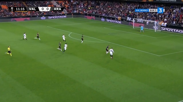 Валенсия - Краснодар 2:1 / Лига Европа